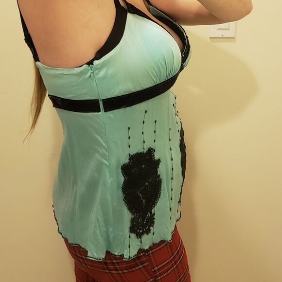 BCBG silk velvet camisole - Picture 12 of 15